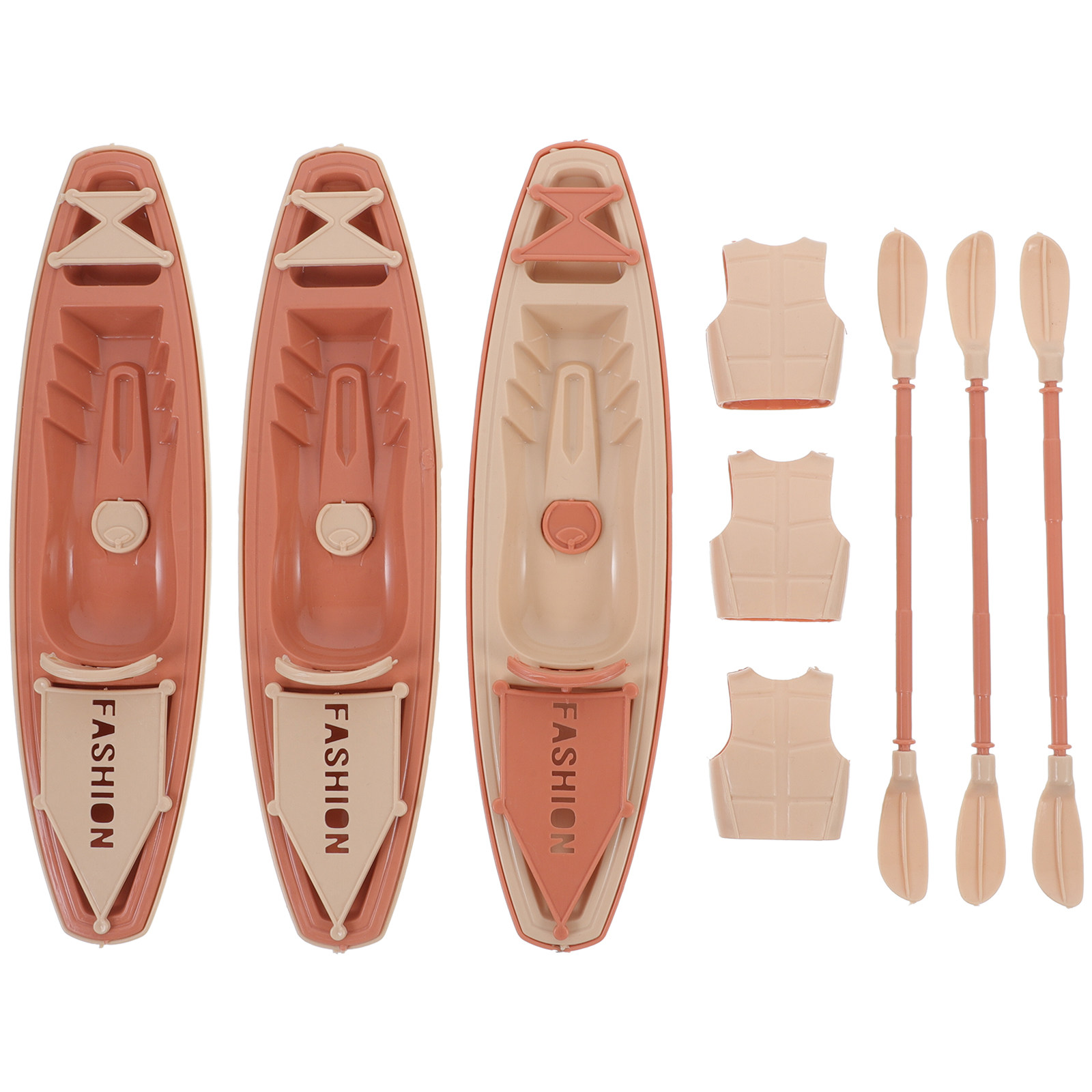 Interior Design Home - 1Set Plastic Canoe Adornment Chic Nautical