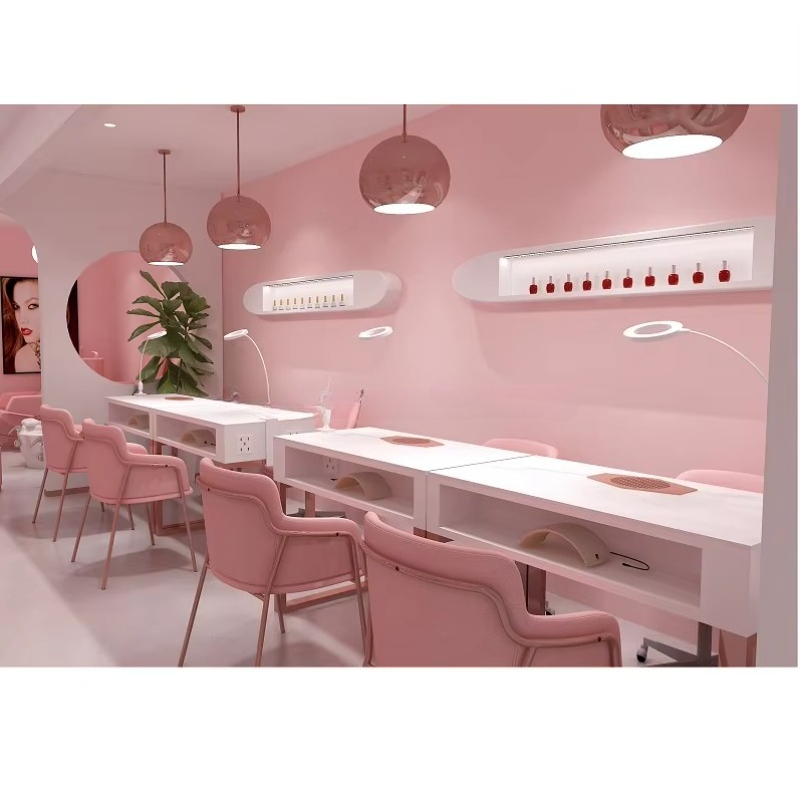 Interior Design Nail Salon - Custom Modern Commercial Furniture for Nail