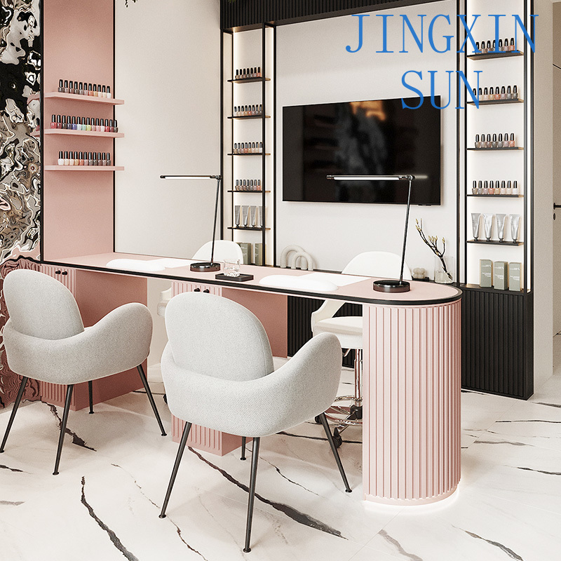 Custom Pink Beauty Salon 3D In - огляд і ціна Interior Design Nail Salon