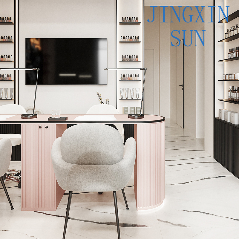 Custom Pink Beauty Salon 3D In - огляд і ціна Interior Design Nail Salon