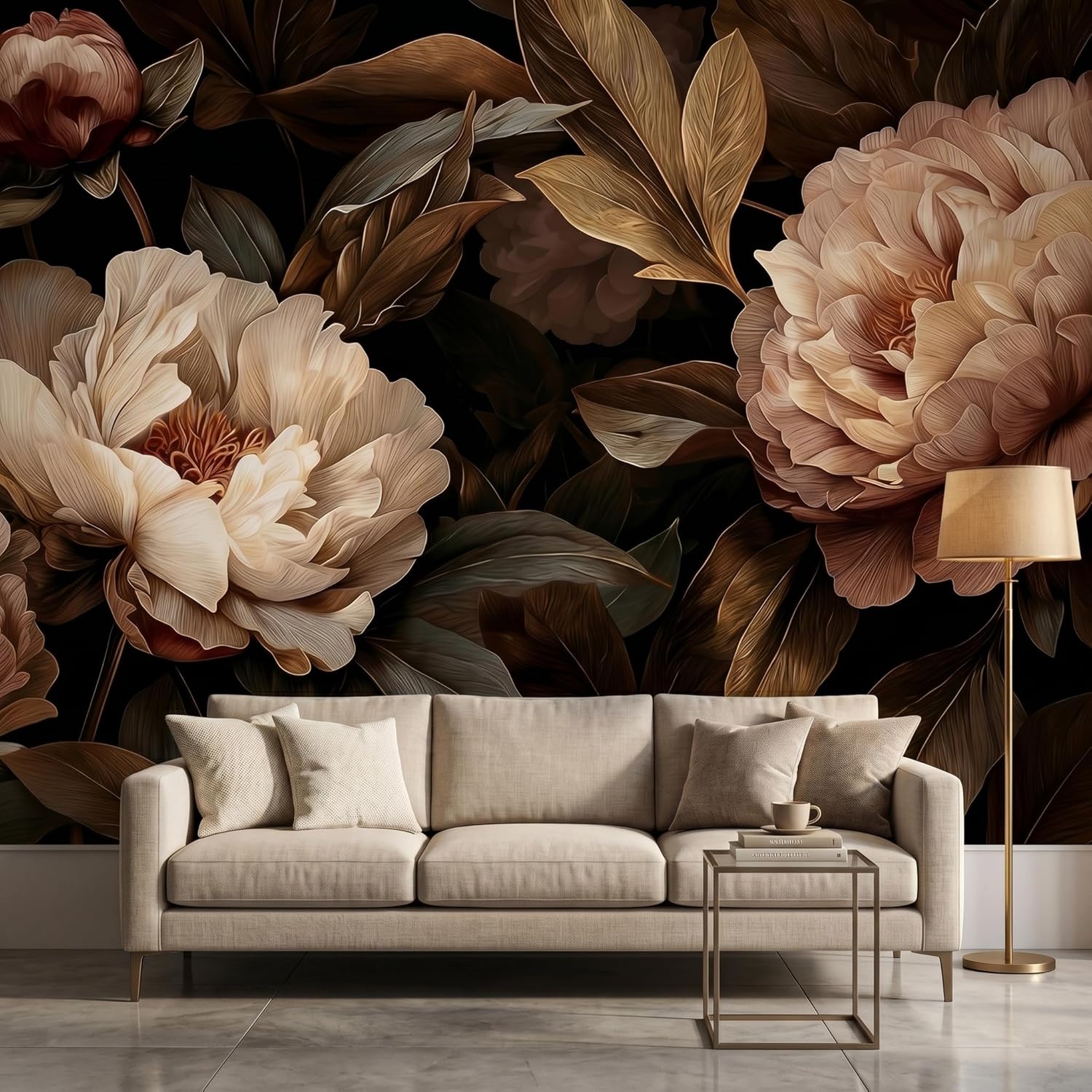 Elegant Peony Floral Tapestry  - огляд і ціна Interior Design Home