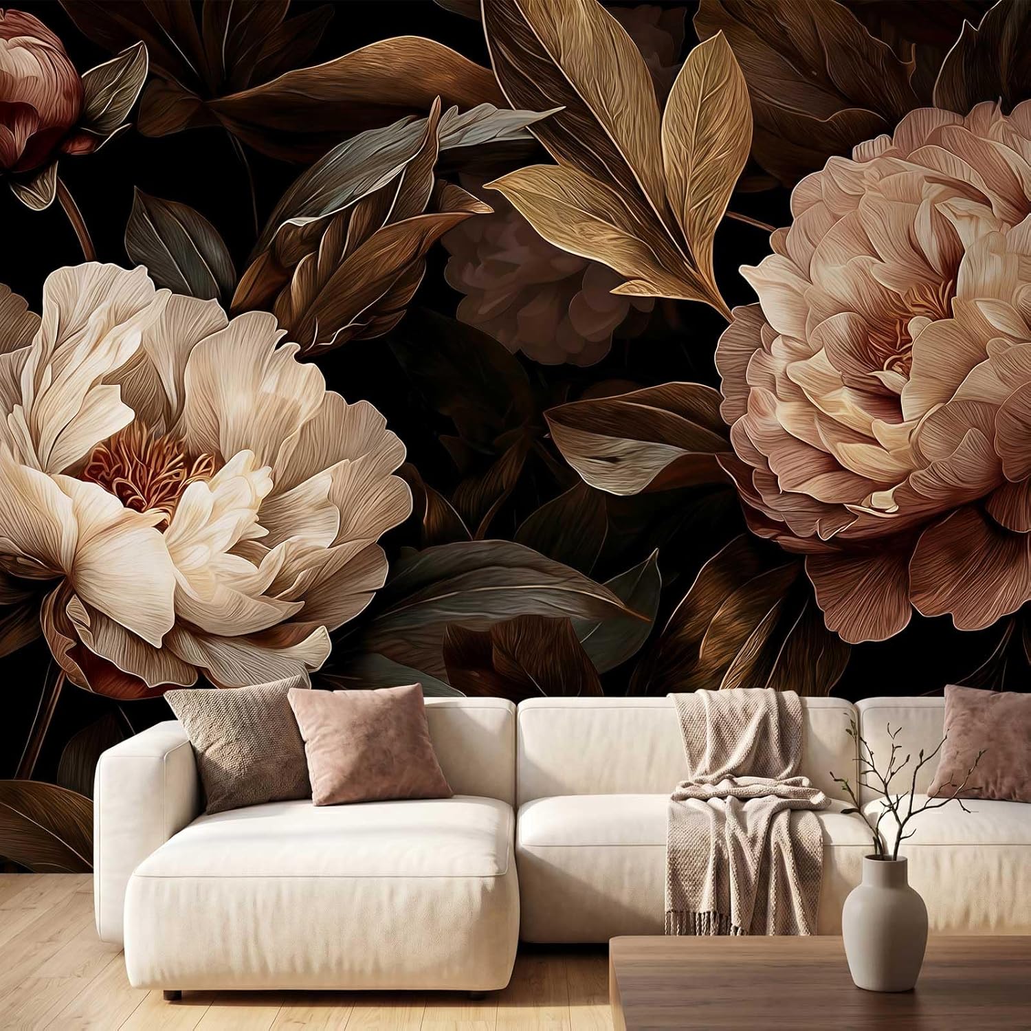 Elegant Peony Floral Tapestry  - огляд і ціна Interior Design Home