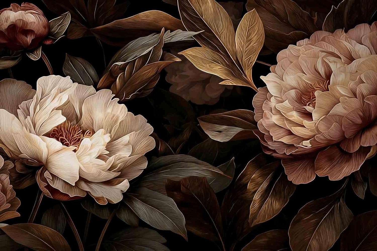 Elegant Peony Floral Tapestry  - огляд і ціна Interior Design Home