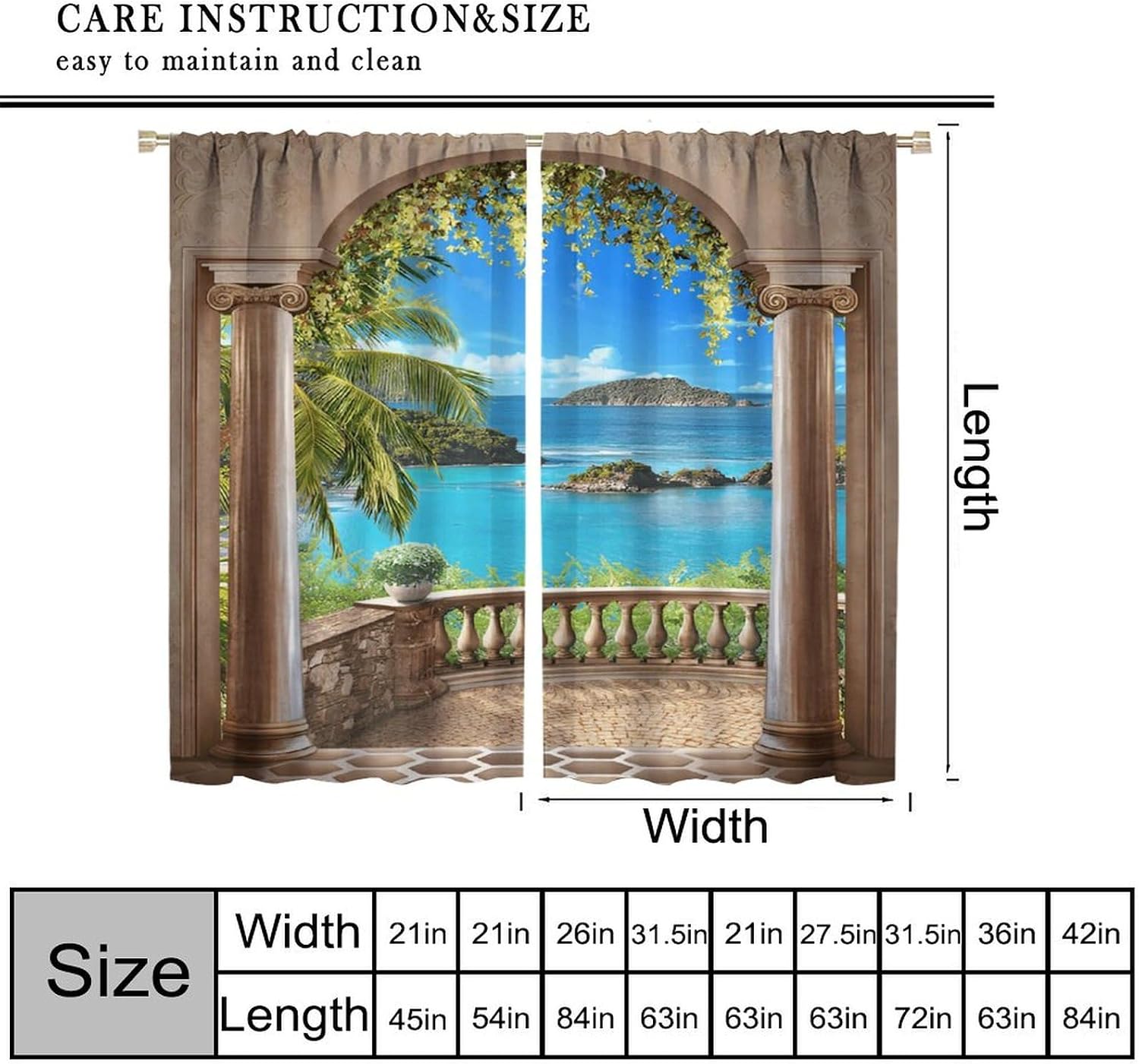 Tropical Beach View Curtains D - огляд і ціна Interior Design Youtube