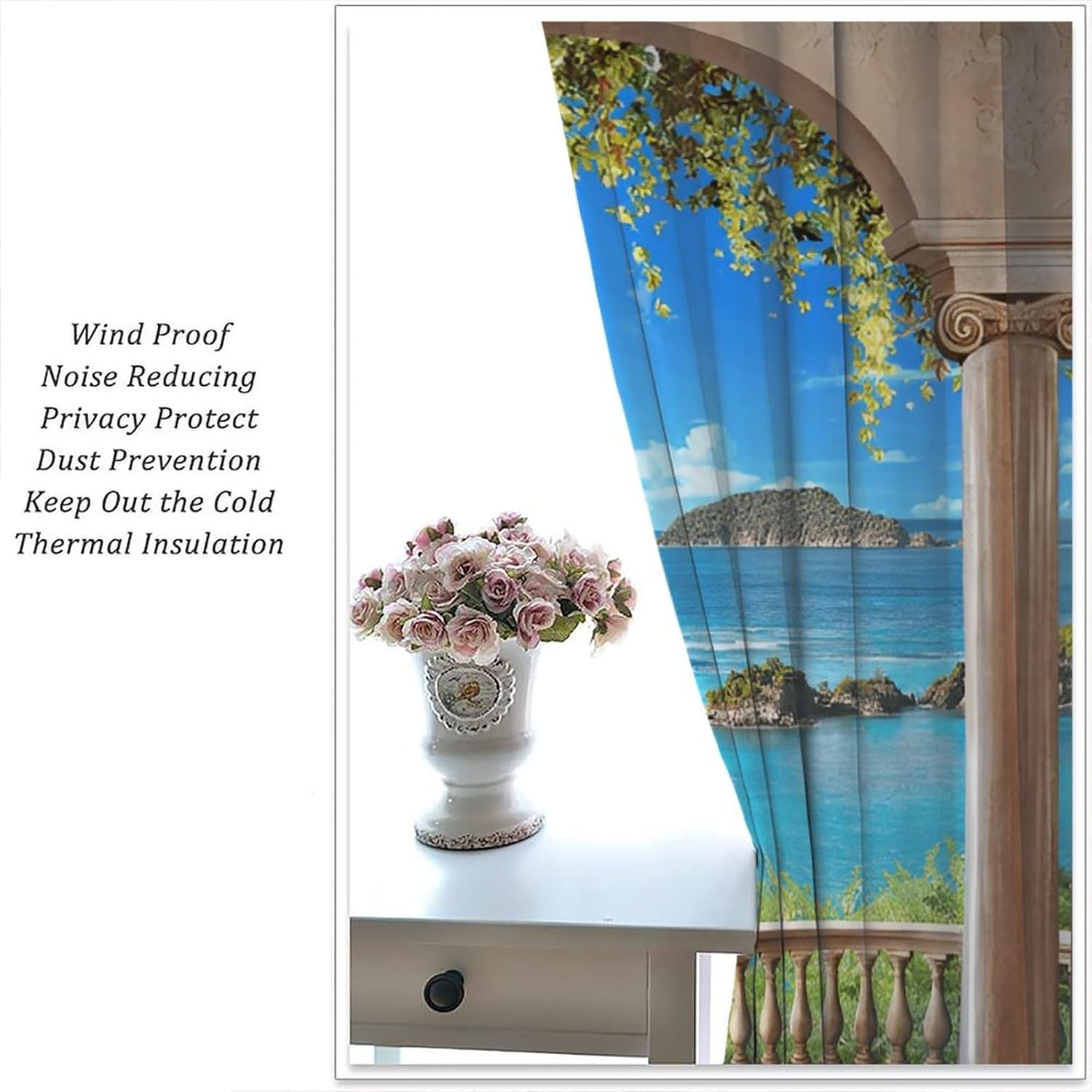 Tropical Beach View Curtains D - огляд і ціна Interior Design Youtube