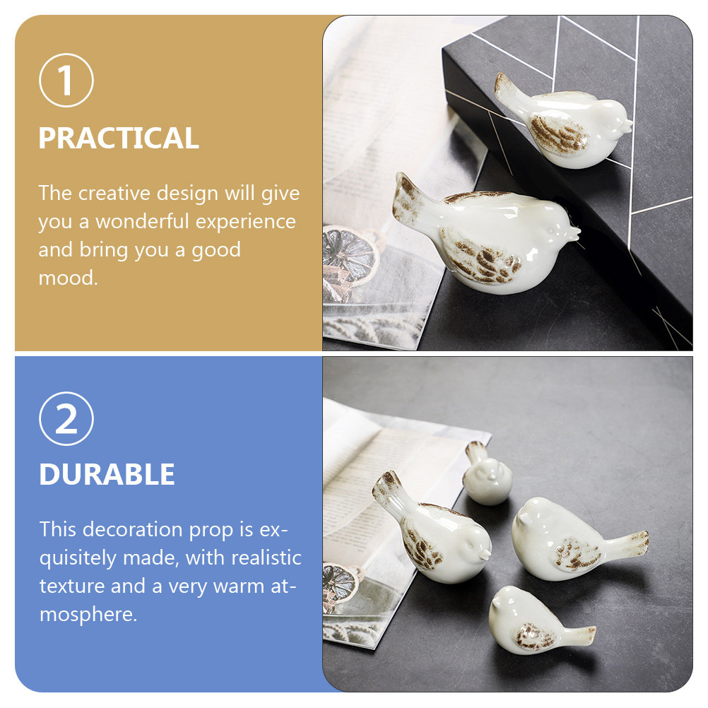 2Pcs Handcrafted Ceramic Bird  - огляд і ціна Interior Design Minimalist