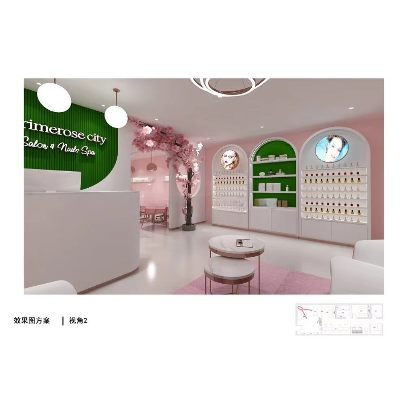 Custom Modern Commercial Furni - огляд і ціна Interior Design Nail Salon