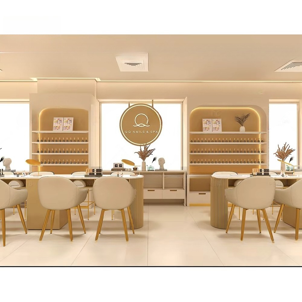 One-Stop Nail Art Spa Salon De - огляд і ціна Interior Design Nail Salon