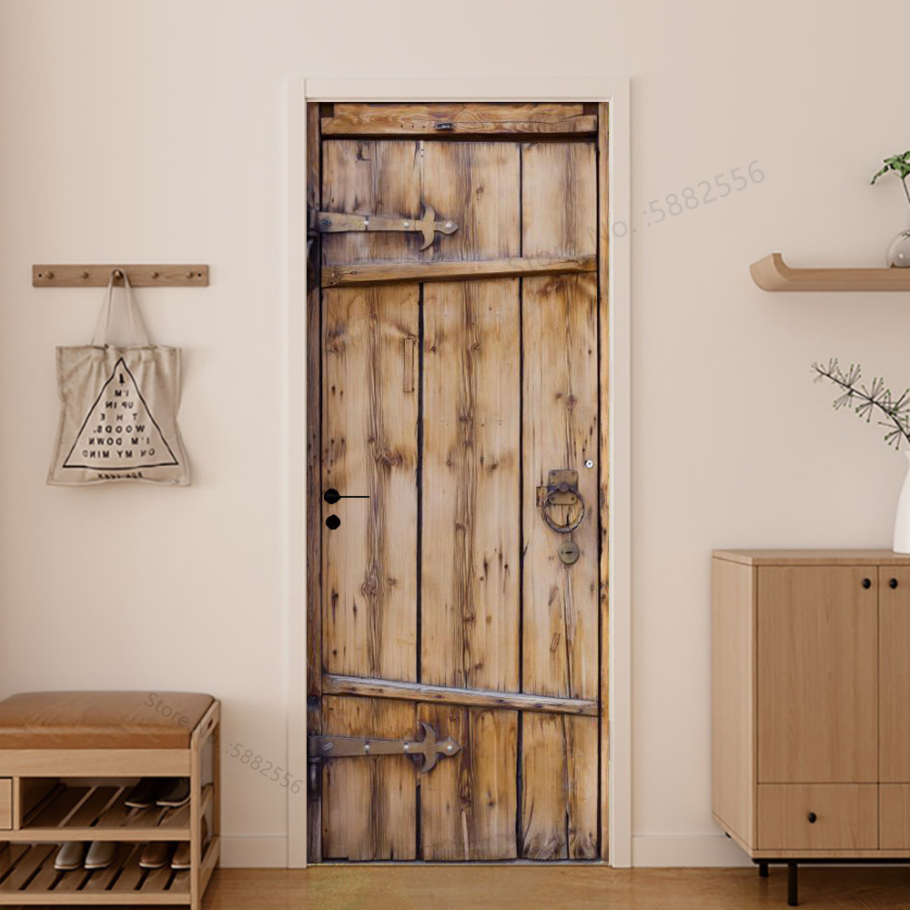 Imitation Wood Door Sticker Re - огляд і ціна Interior Design Home