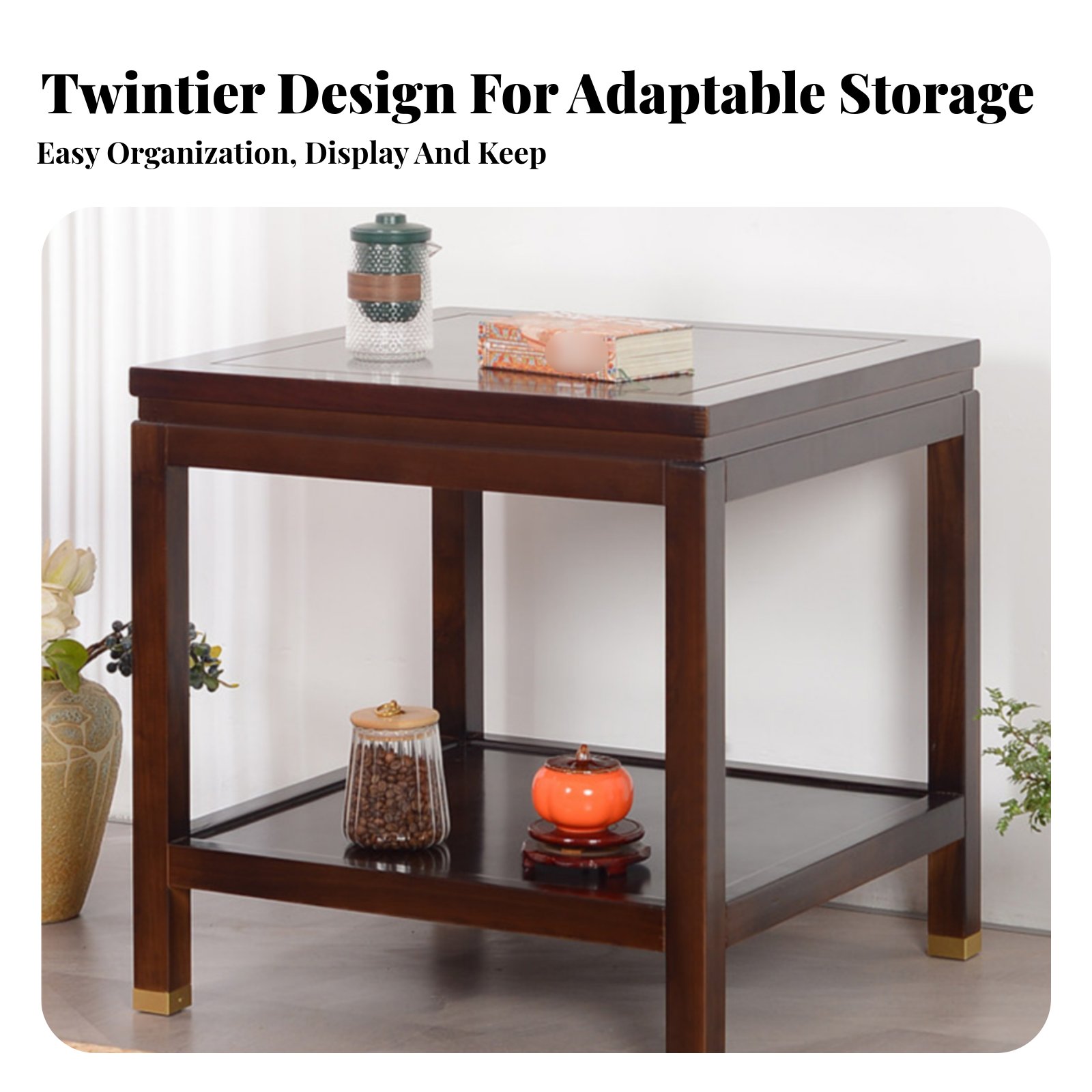 Dual-Level Square Table Minima - огляд і ціна Interior Design Minimalist