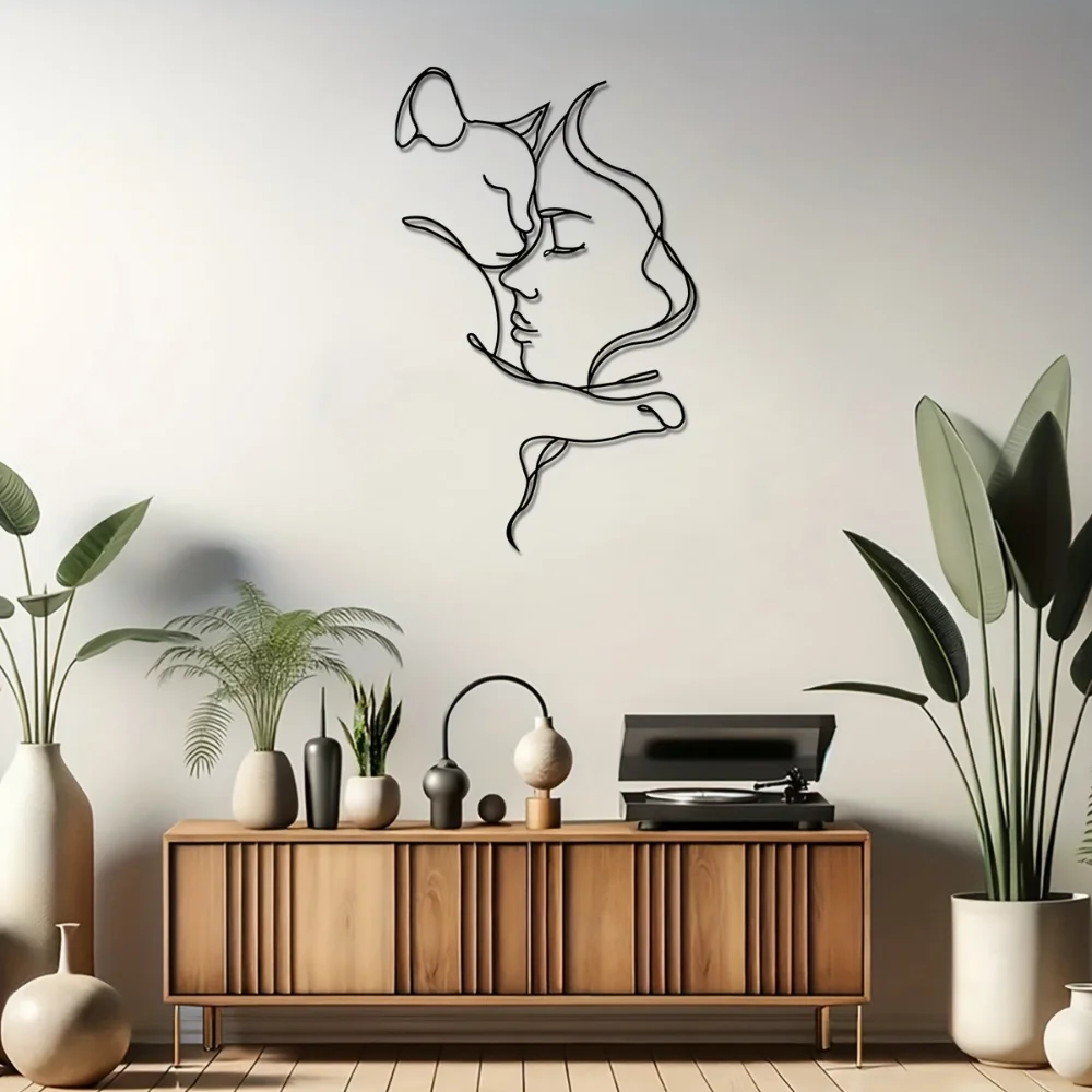 Sleek Black Cat and Woman Meta - огляд і ціна Interior Design Minimalist