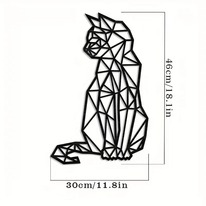 CIFBUY Iron Wall Art Metal Cat - огляд і ціна Interior Design Home