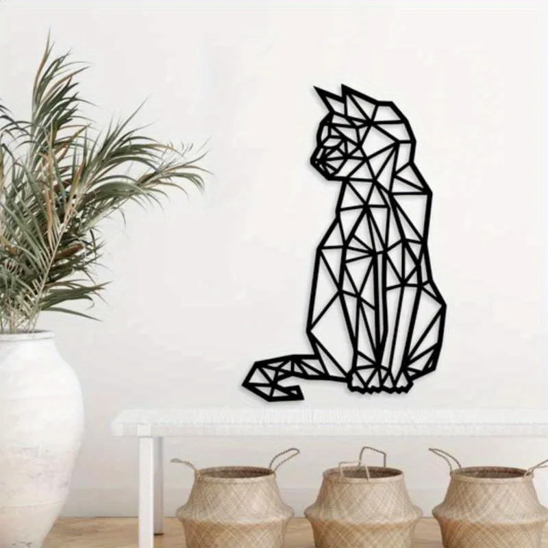CIFBUY Iron Wall Art Metal Cat - огляд і ціна Interior Design Home