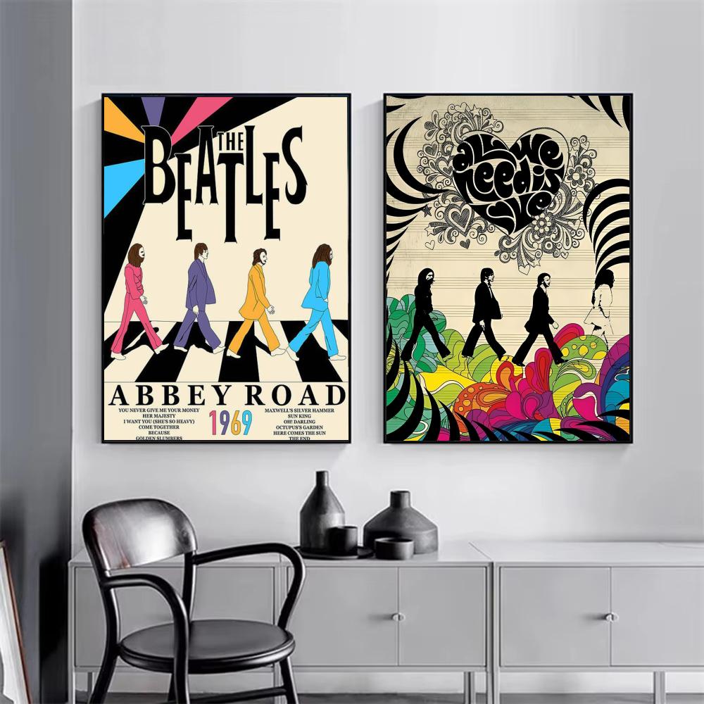 Pop Band T-The Beatles Poster  - огляд і ціна Interior Design Minimalist